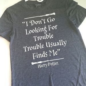 Gray Harry Potter tee, size XS